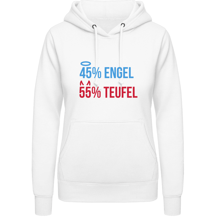45% Engel 55% Teufel Felpa con cappuccio da donna contain pic