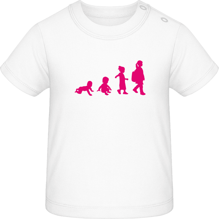 School Girl Evolution Baby T-skjorte contain pic