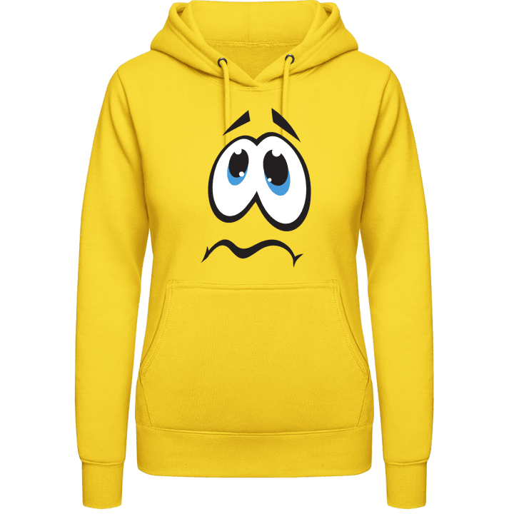 Sad Face Vrouwen Hoodie contain pic