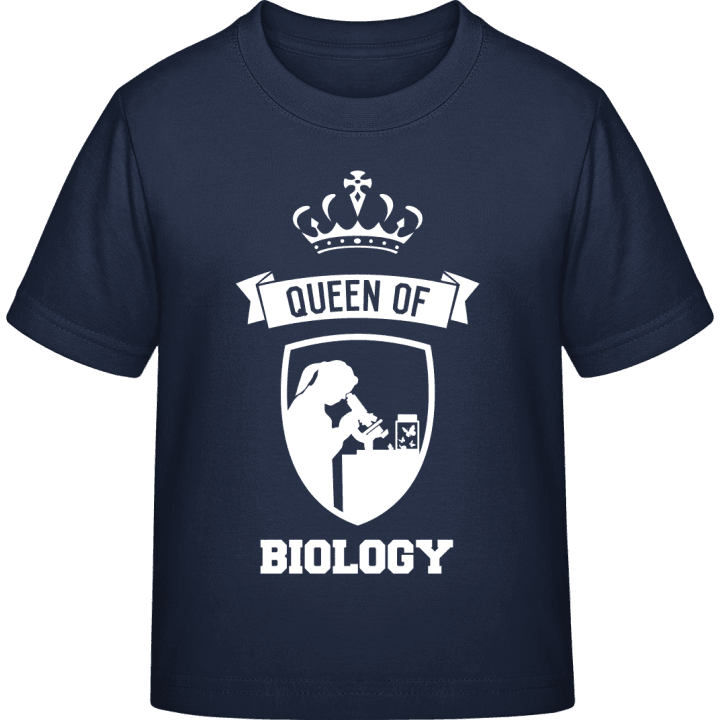 Queen Of Biology Kids T-shirt contain pic