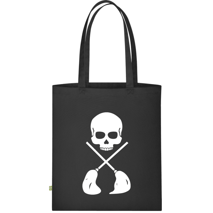 Skull With Brooms Stoffen tas 0 image