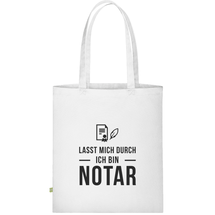 Lasst mich durch ich bin Notar Cloth Bag 0 image