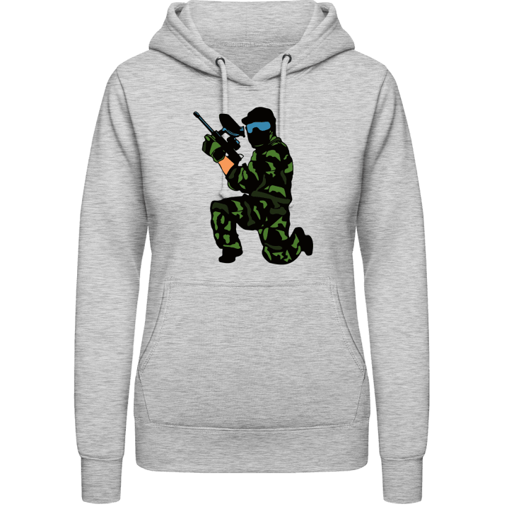 Paintball Fighter Vrouwen Hoodie contain pic