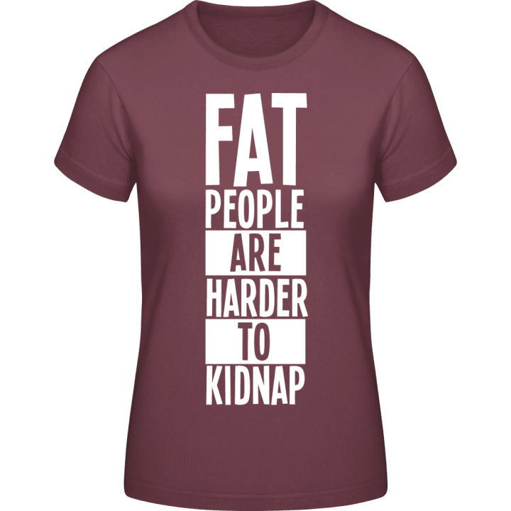 Fat People T-shirt för kvinnor contain pic