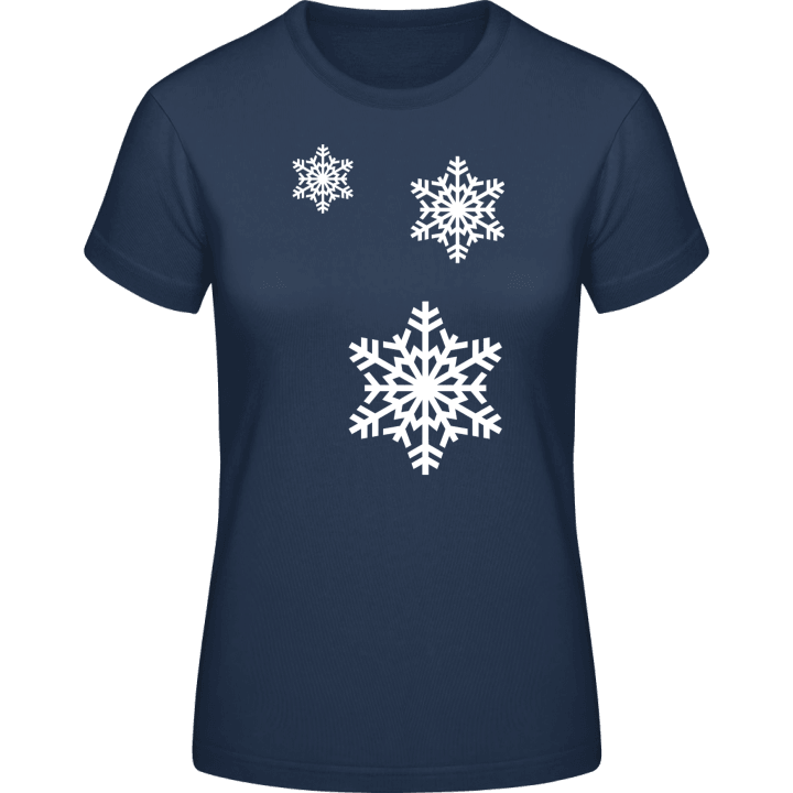 Schnee Schneeflocken Frauen T-Shirt 0 image