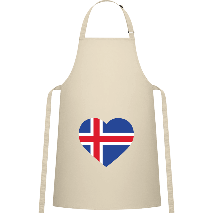 Iceland Heart Delantal de cocina contain pic
