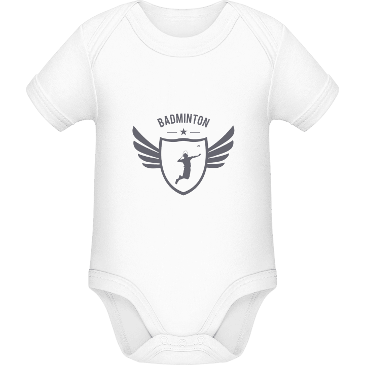 Badminton Logo Winged Baby Rompertje contain pic