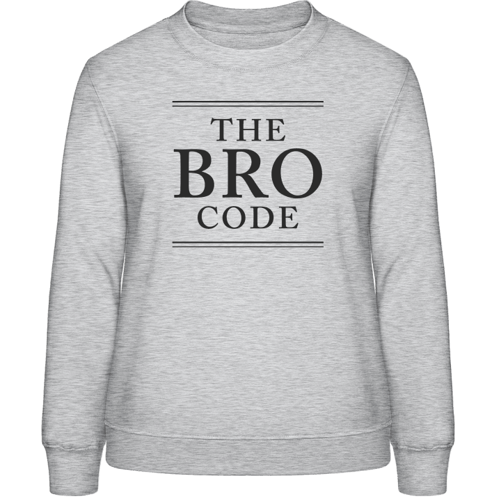 The Bro Code Vrouwen Sweatshirt 0 image