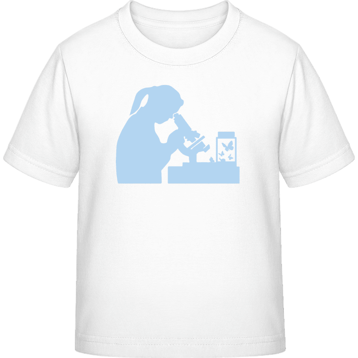 Biologist Silhouette Female T-skjorte for barn 0 image