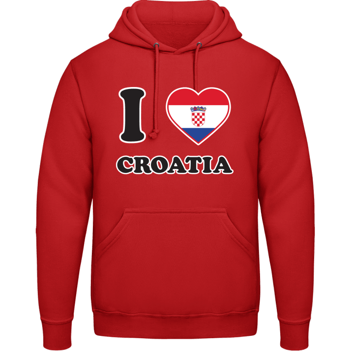 I Love Croatia Huvtröja 0 image