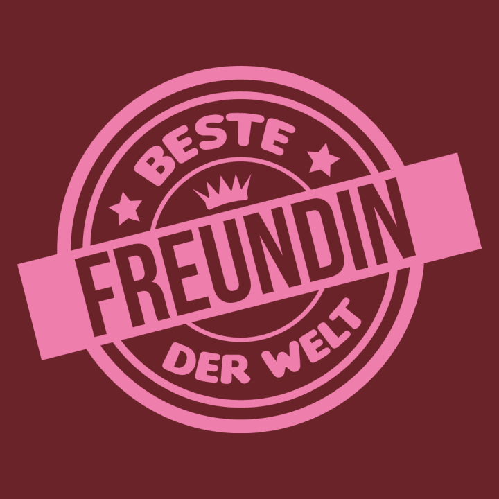 Beste Freundin der Welt Logo Camiseta de mujer 0 image
