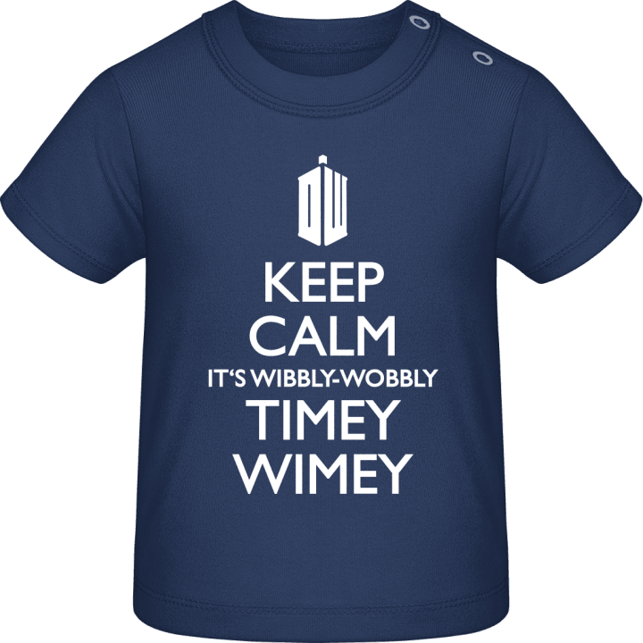 Timey Wimey T-shirt bébé contain pic