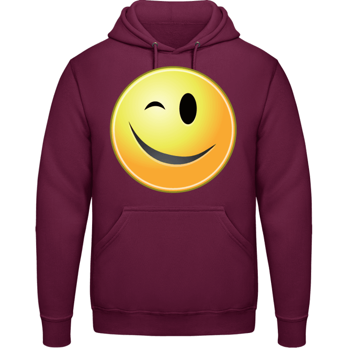 Wink Smiley Hoodie contain pic