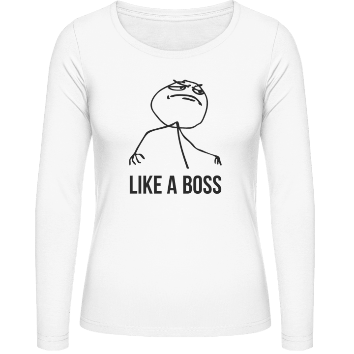 Like A Boss Internet Meme Vrouwen Lange Mouw Shirt 0 image