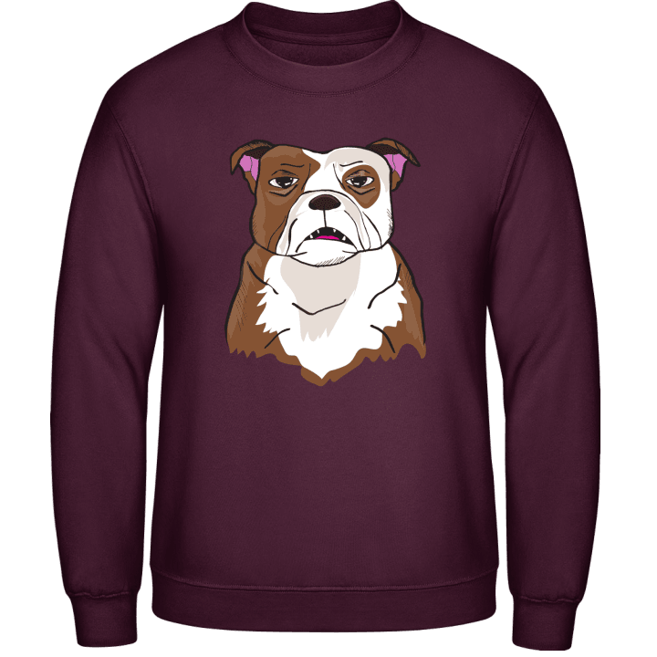 Bulldog tegneserie Sweatshirt 0 image