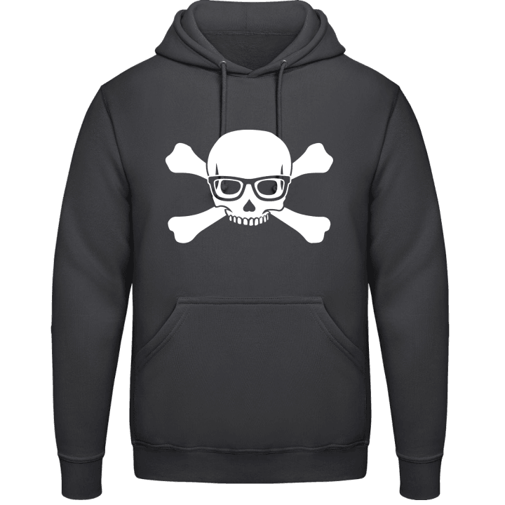 Skull With Glasses Hoodie contain pic