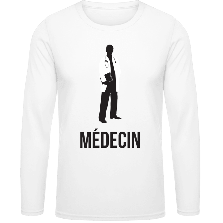Médecin Silhouette Shirt met lange mouwen contain pic