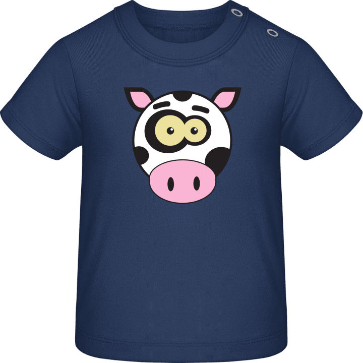 vache tête T-shirt bébé 0 image