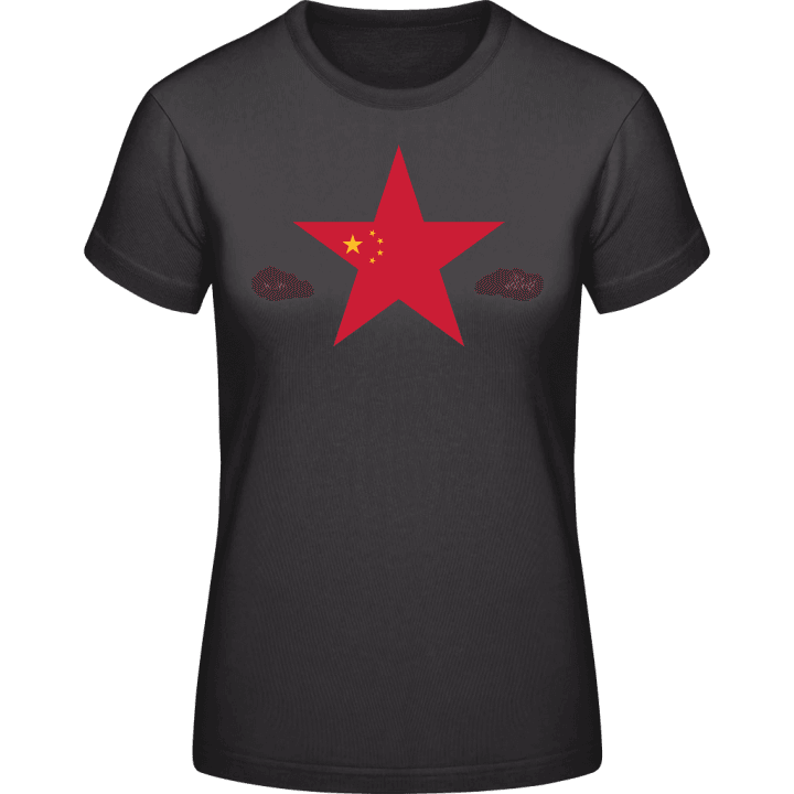 Chinese Star T-shirt för kvinnor contain pic