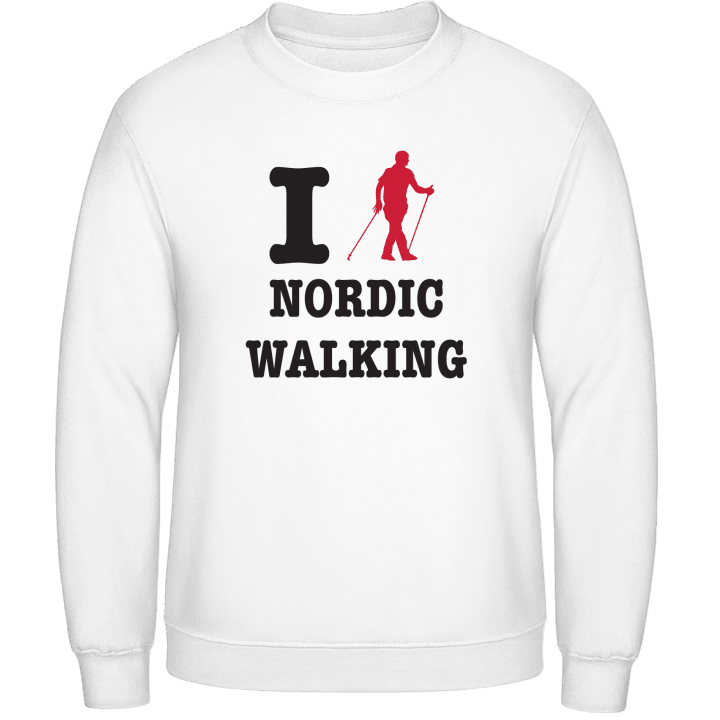 I Love Nordic Walking Sudadera contain pic