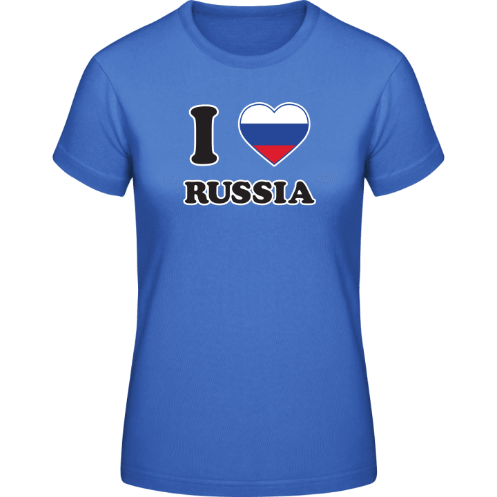 I Love Russia T-shirt til kvinder 0 image