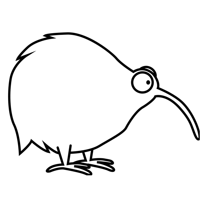 Kiwi Bird Outline Felpa donna 0 image