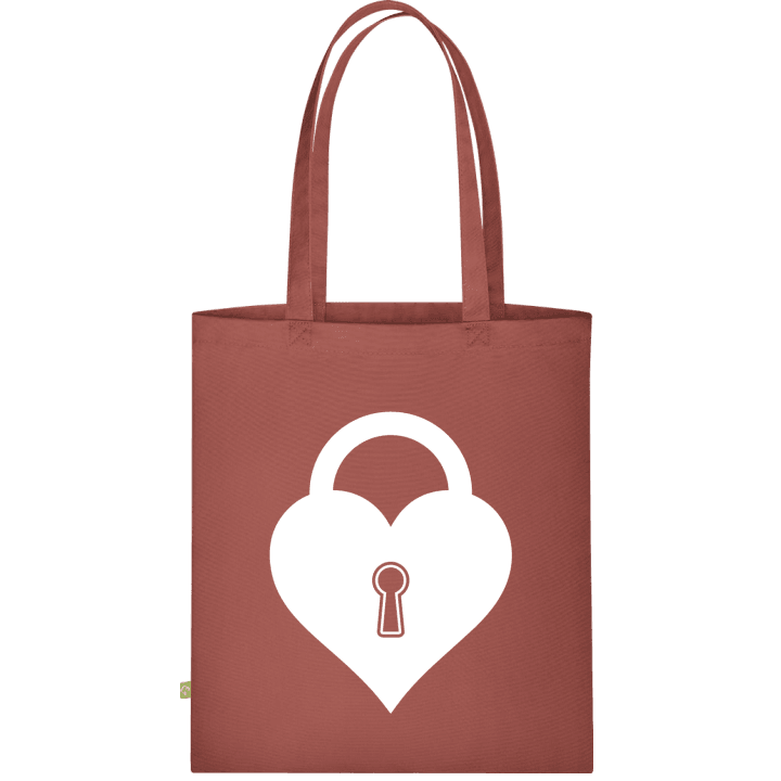 Heart Lock Väska av tyg contain pic