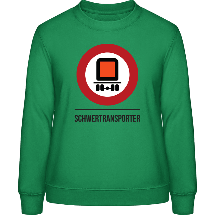Schwertransporter Schild Vrouwen Sweatshirt contain pic