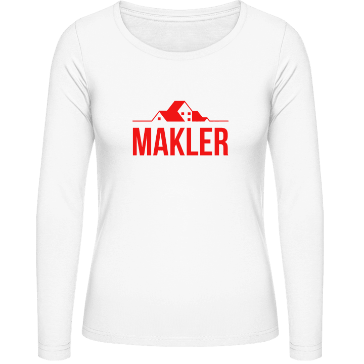 Makler Logo Langermet skjorte for kvinner contain pic