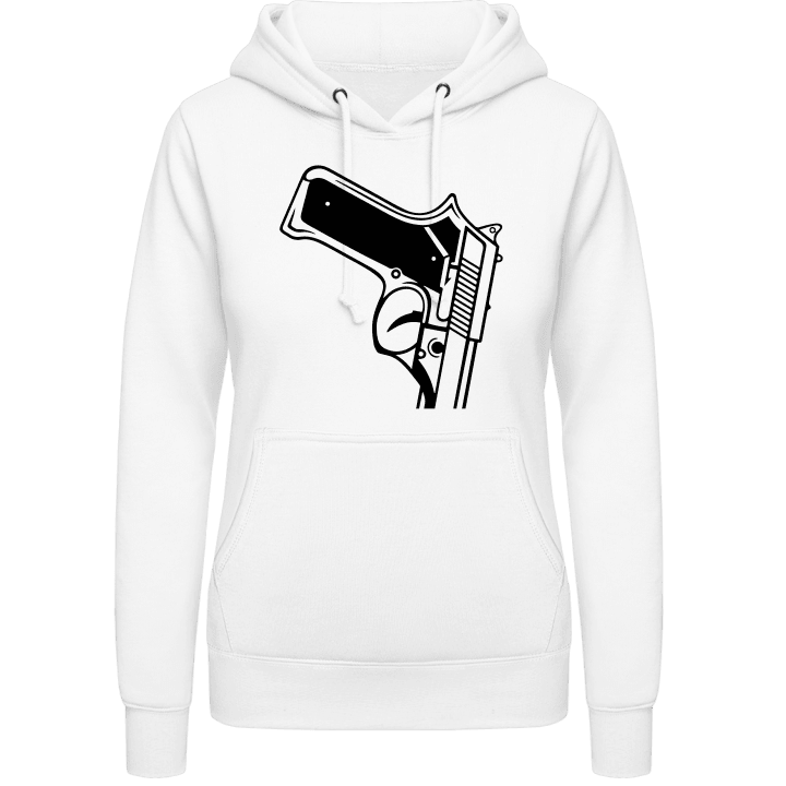 Pistol Effect Women Hoodie contain pic