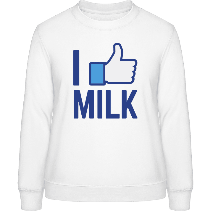I Like Milk Sweatshirt för kvinnor contain pic