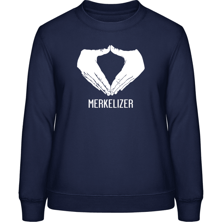 Merkelizer Frauen Sweatshirt contain pic