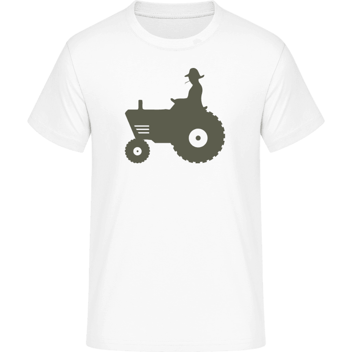 Farmer Driving Tractor T-Shirt 0 image