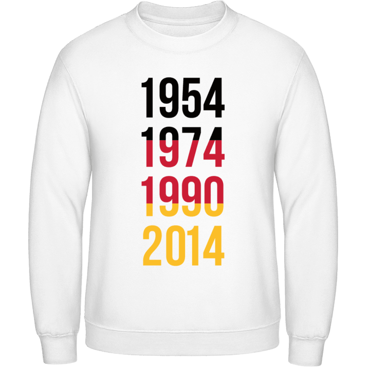 1954 1974 1990 2014 Sweatshirt contain pic