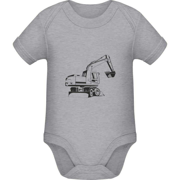 Excavator Detailed Baby Strampler contain pic