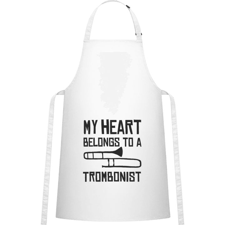 My Heart Belongs To A Trombonist Kitchen Apron contain pic