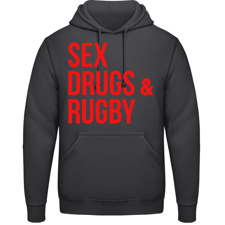 Sex Drugs Rugby Felpa con cappuccio contain pic