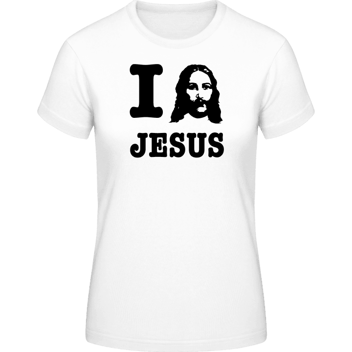 I Love Jesus T-shirt för kvinnor contain pic