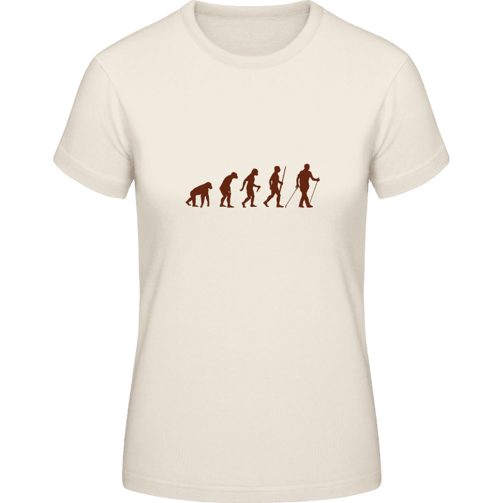 Nordic Walking Evolution T-shirt för kvinnor contain pic