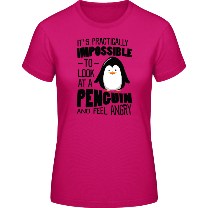 Look At A Penguin And Feel Angry Maglietta donna contain pic