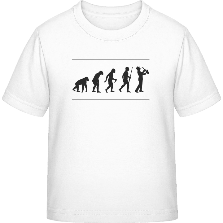 Saxophone Evolution T-skjorte for barn contain pic