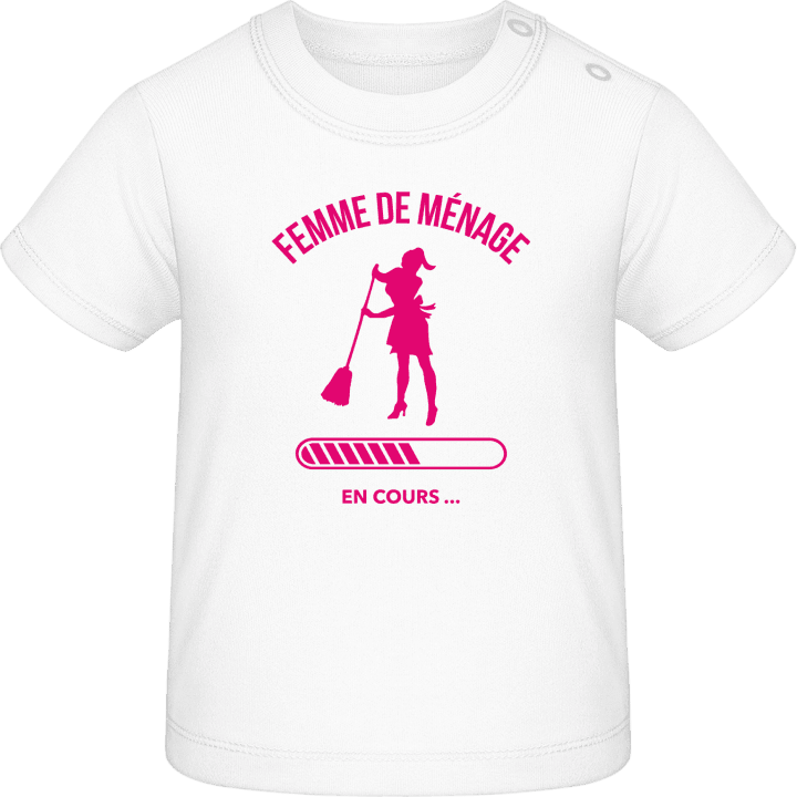 Femme de ménage en cours T-shirt för bebisar 0 image