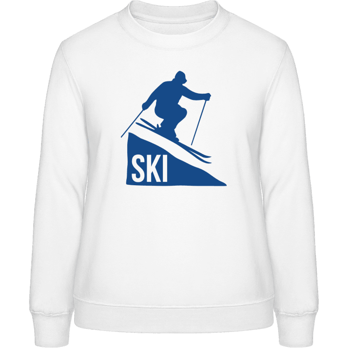 Jumping Ski Frauen Sweatshirt contain pic