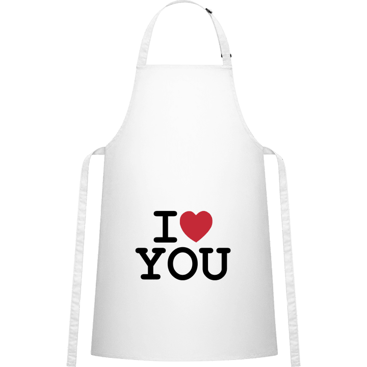 I heart you Kitchen Apron contain pic