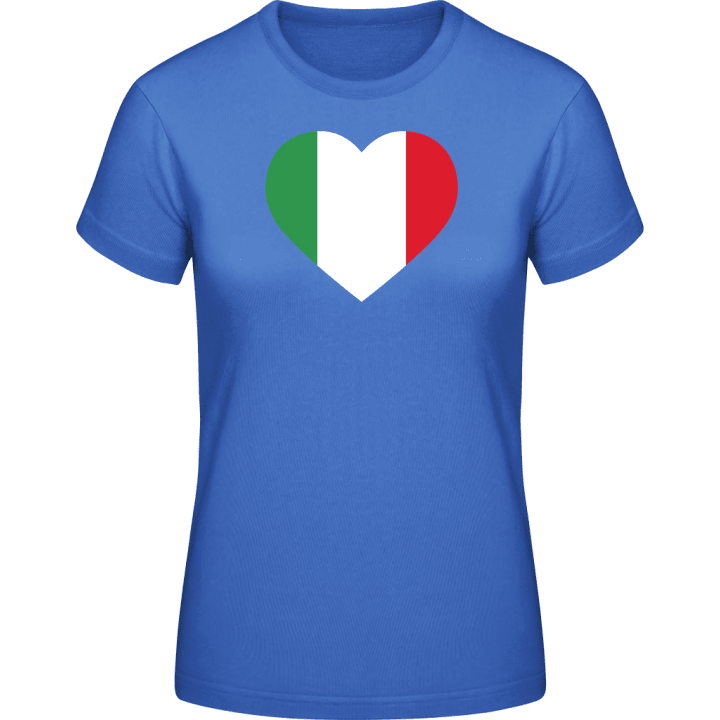 Italy Heart Flag T-shirt för kvinnor 0 image