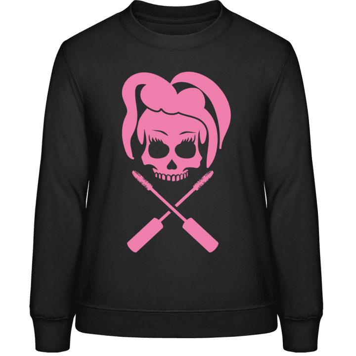 Make Up Skull Frauen Sweatshirt contain pic
