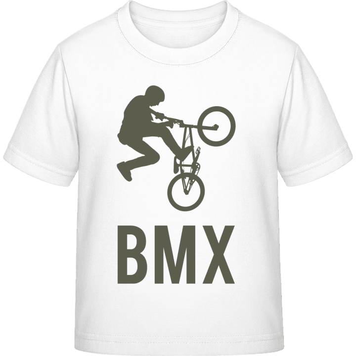 BMX Biker Jumping T-shirt för barn contain pic