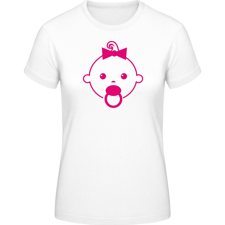 Baby Girl Face T-shirt för kvinnor 0 image