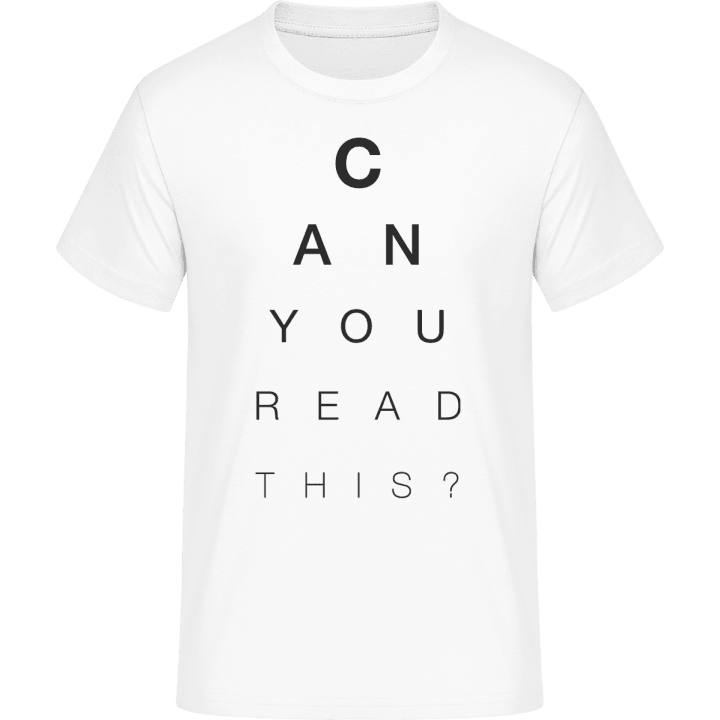 Can You Read This? Camiseta 0 image