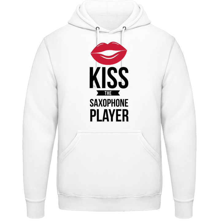 Kiss The Saxophone Player Felpa con cappuccio contain pic